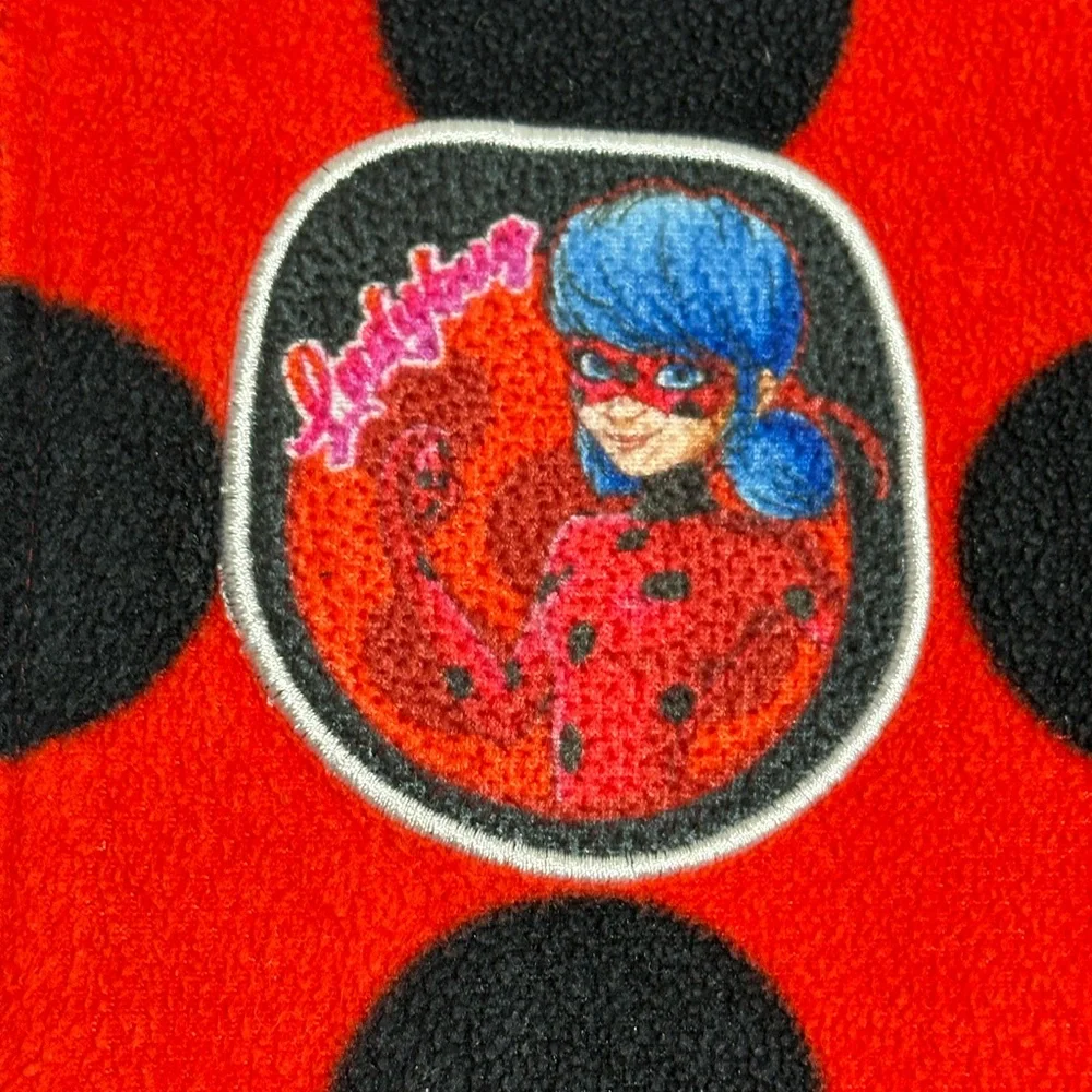 Miraculous Ladybug Cosplay Pajama Jumpsuit footie Costume Kids‎ Size S 6 6X